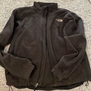 North face men’s fleece jacket black M